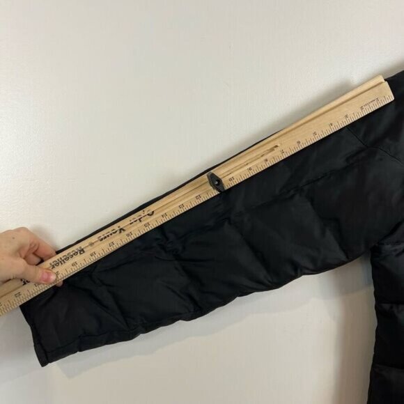 Vintage Marmot Women’s Small Puffer Jacket Goose Down Black 650 Fill Ski Snow - Picture 5 of 14